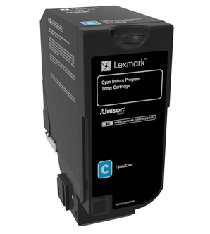 Lexmark Lexmark High Capacity Cyan Return Programme 84C2HC0 Toner Cartridge - Lexmark Cyan