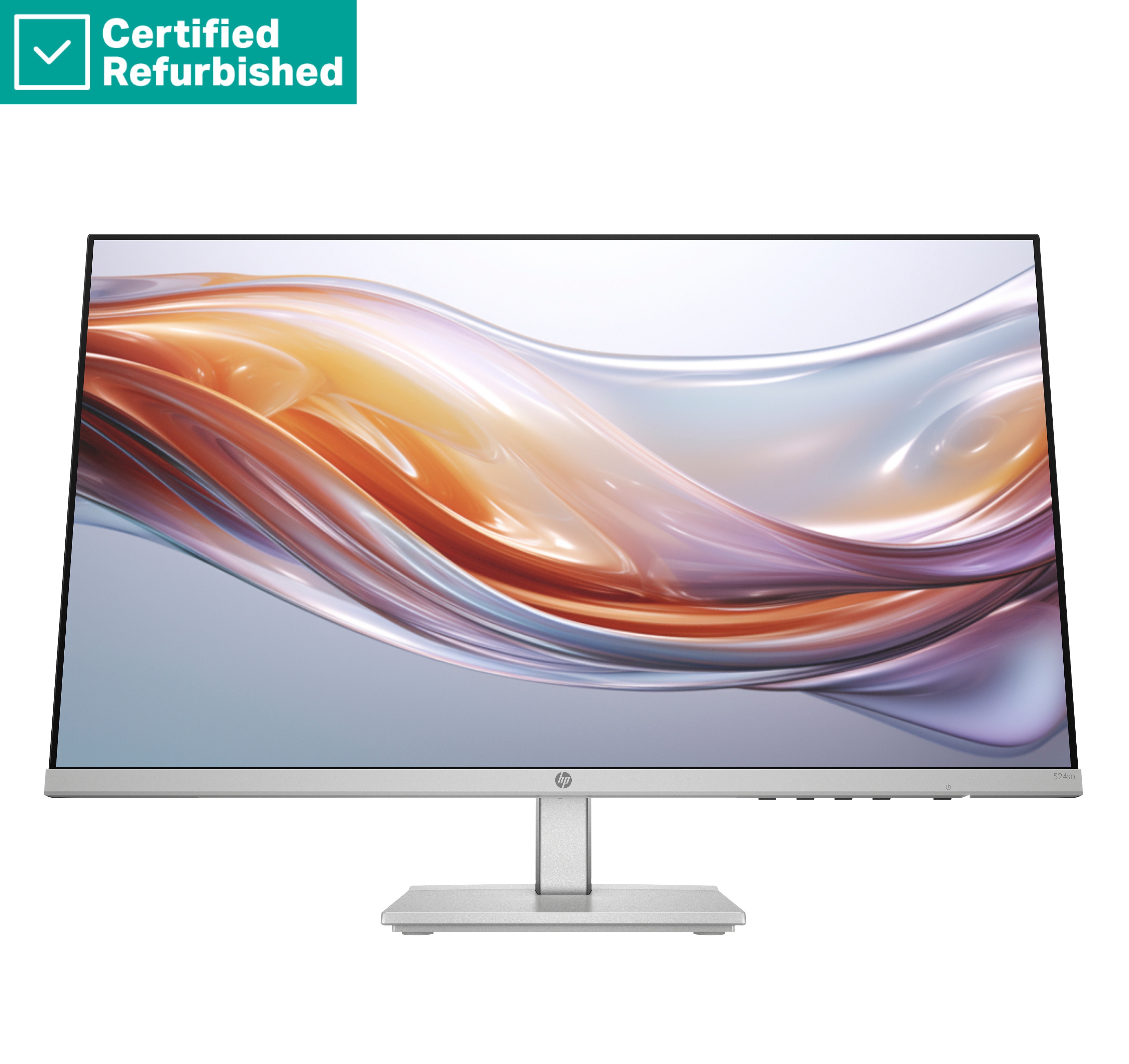 RENEW SILVER HP 524sh Series 5 FHD Monitor - 23.8" 1920x1080 FHD 300-nit 100Hz AG, IPS, HDMI/VGA, height adjustable/tilt, 1 years