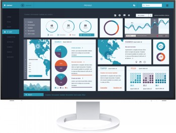 EIZO EV2795EN 27" IPS 16:9 2560X1440 USB-C/70W RJ45 (WHITE)