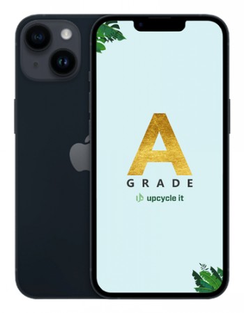 UPCYCLE IT APPLE IPHONE 14 6,1", 128GB, MIDNIGHT, MPUF3, A-GRADE