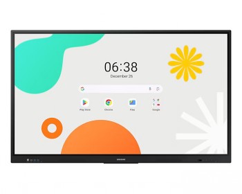 SAMSUNG WAF EBOARD WA75F, 75", ANDROID 14 (8GB RAM, 64GB STORAGE), UHD, IR TOUCH, 2XHDMI (CEC) 2.0, USB-C PD 65W, VIDEO OUT HDMI, USB 4(2.0X1, 4X3.0), OPS SLOT, 2X15W SPEAKERS, LANDSCAPE ONLY