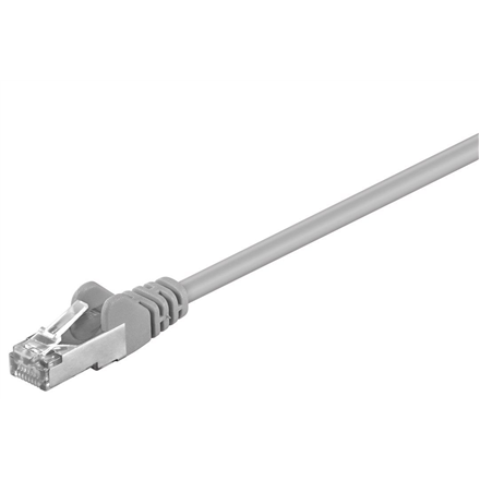 Goobay - CAT 5e patchcable, F/UTP - Grey RJ45 male (8P8C) - RJ45 male (8P8C)