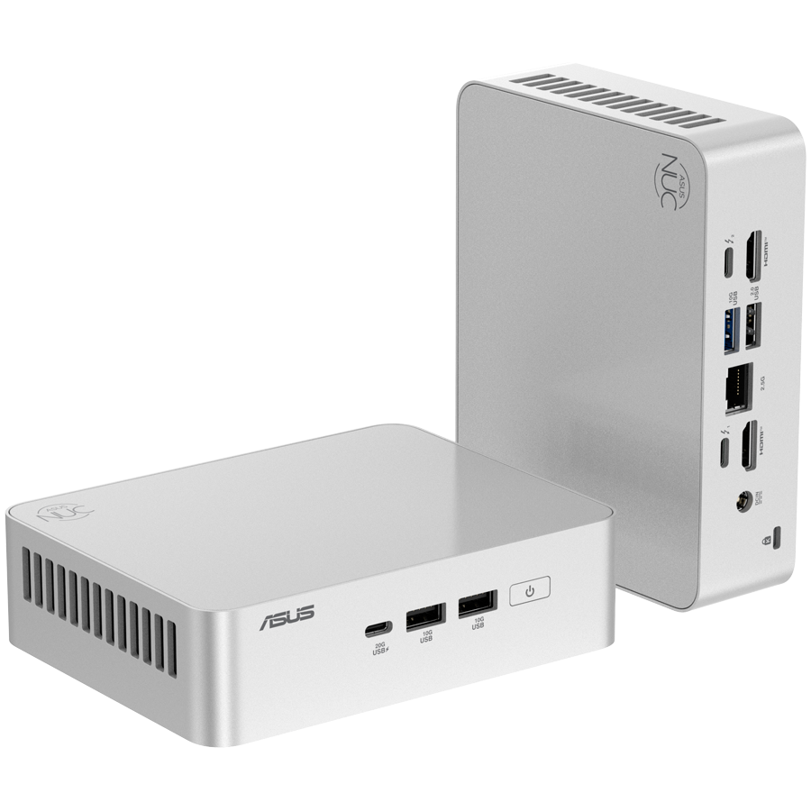 ASUS NUC 15pro+/RNUC15CRSU700002/Intel Ultra 7 255H/Intel Arc graphics/no Storage/no RAM/Intel Wi-Fi 7 BE201/no OS/EU Cord/Kit(L6)/EAN:4711387950241