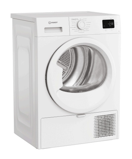 INDESIT Dryer C YSD 83D WW EE, 8kg, Energy class D, Heat Pump, Depth 54,5 cm, White