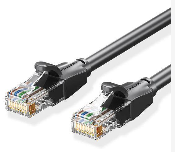PATCH CABLE CAT.6 UTP/30M BLACK IBEBT VENTION