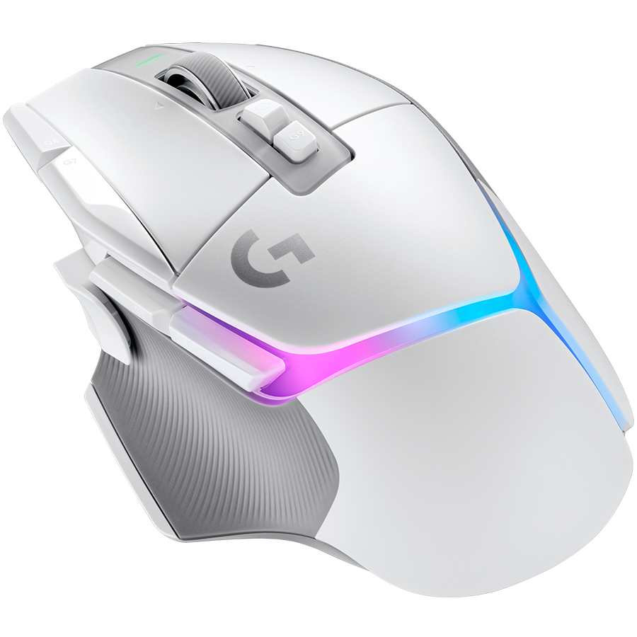 LOGITECH G502 X PLUS LIGHTSPEED RGB Wireless Gaming Mouse - WHITE/PREMIUM - EWR2