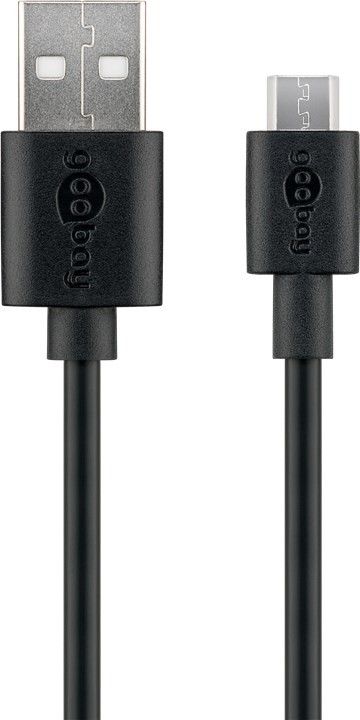 Goobay - Micro USB charging and sync cable - 46800 - USB-A to micro-USB USB 2.0 male (type A) - USB 2.0 micro male (type B)