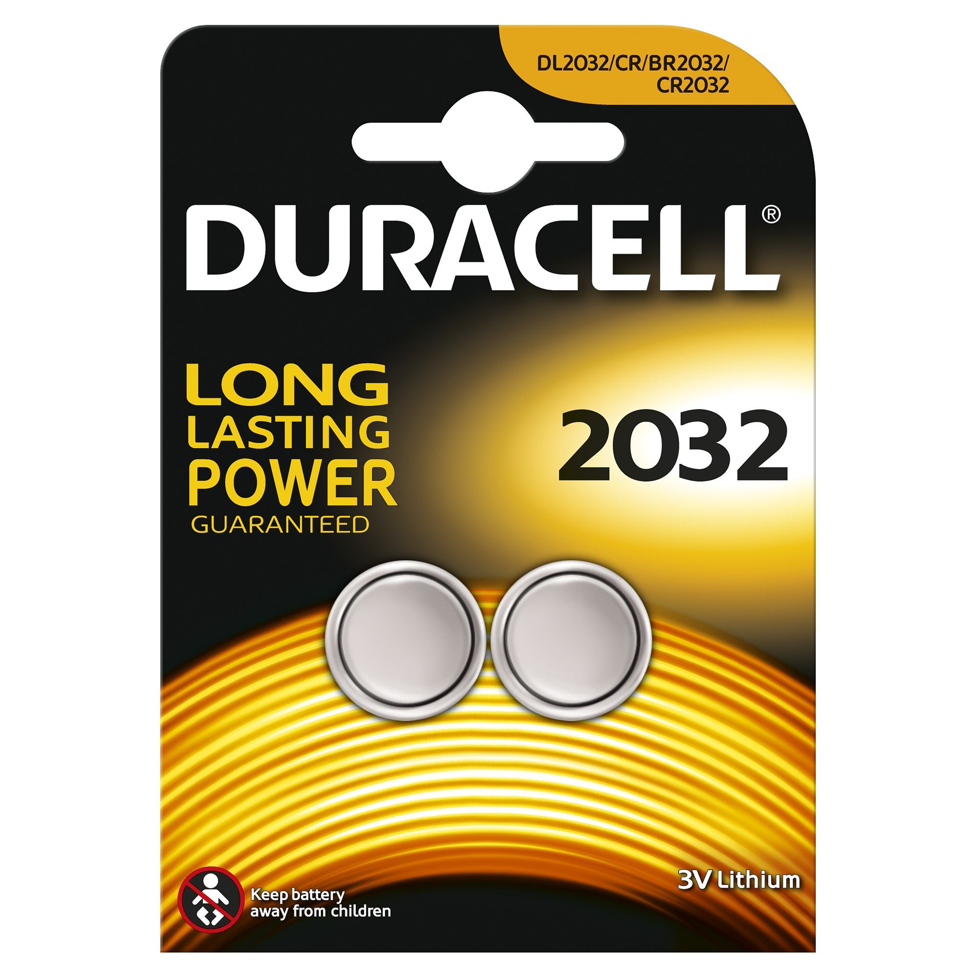 Duracell - DL2032/CR2032 BL2 - Lithium