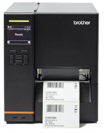 BROTHER TJ-4520TN INDUSTRIAL LABEL THERMO TRANSFER PRINTER, USB, LAN, SERIAL PORT, 300DPI, 12IPS