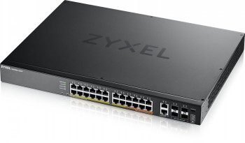 ZYXEL XGS2220-30HP, L3 ACCESS SWITCH, 400W POE, 16XPOE+/10XPOE++, 24X1G RJ45 2X10MG RJ45, 4X10G SFP+ UPLINK, INCL. 1 YR NEBULAFLEX PRO