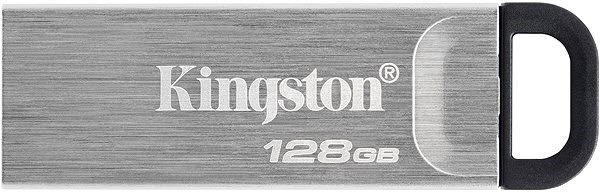 Kingston - USB Flash Drive - DataTraveler Kyson - 128 GB - USB 3.2 Gen 1 - Black/Grey