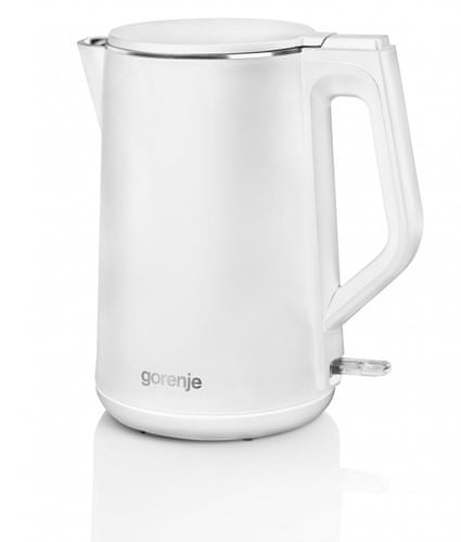 Gorenje - Kettle - K15DWW - Electric - 2200 W - 1.5 L - Plastic/Metal - 360° rotational base - White