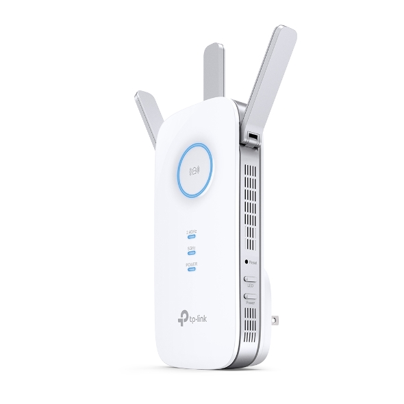 TP-LINK - AC1900 Wi-Fi Range Extender - RE550 - 802.11ac - 2GHz/5GHz - 600+1300 Mbit/s - 10/100/1000 Mbit/s - Ethernet LAN (RJ-45) ports 1 - MU-MiMO No - no PoE - Antenna type 3xExternal - No