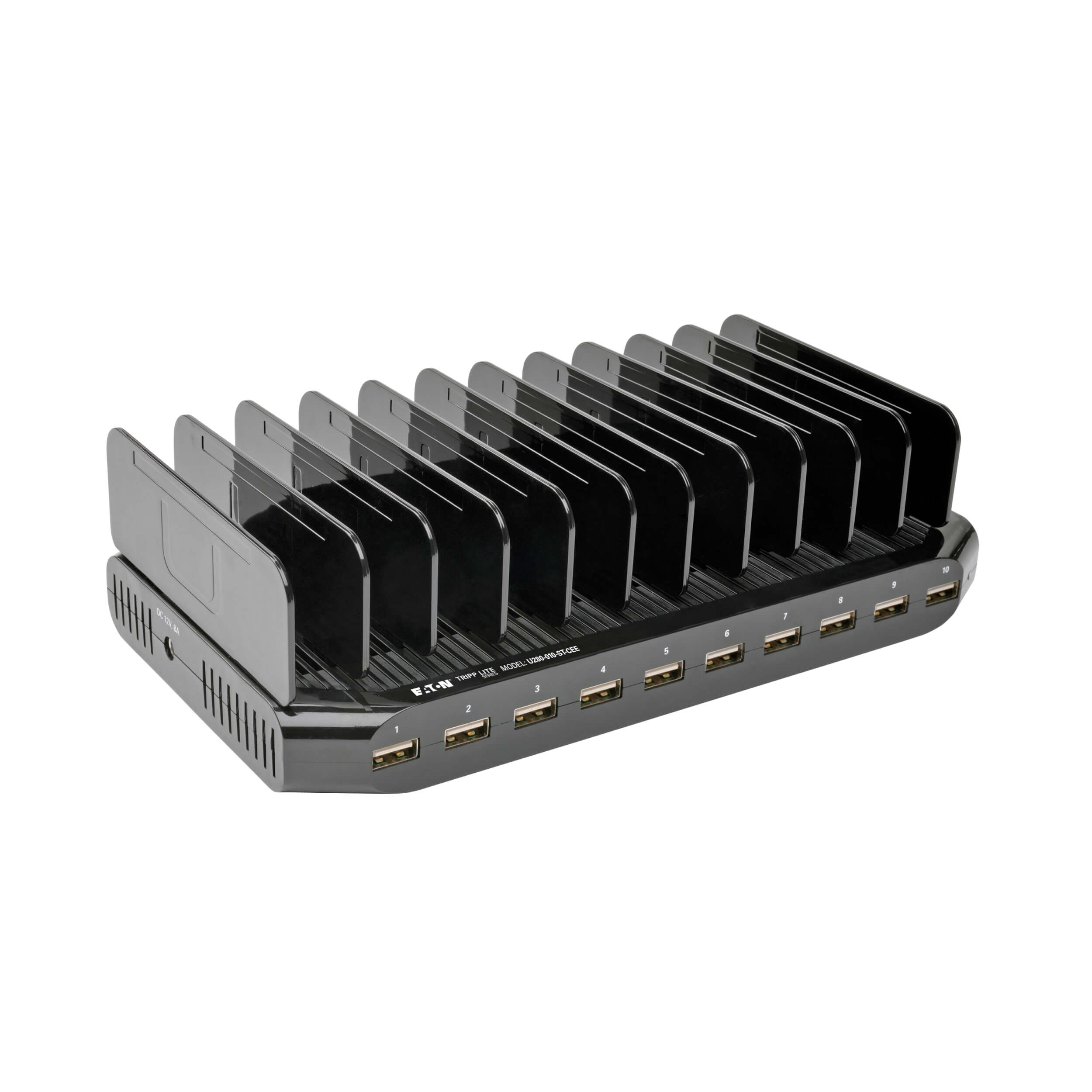 Tripp Lite - 10 Port USB Charging Station with Adjustable Storage - U280-010-ST-CEE