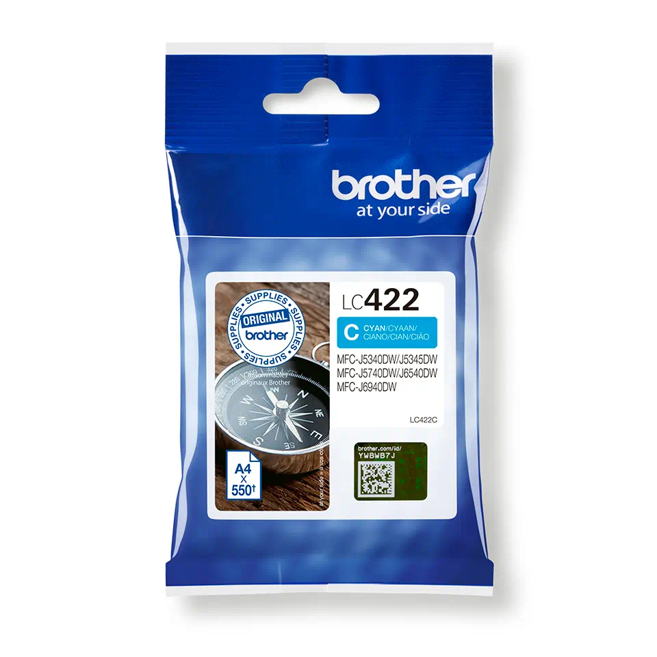 Brother LC422C - Ink Cartridge - Cyan