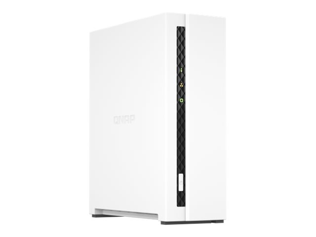 QNAP - 1-Bay ARM - TS-133 - Up to 1 SATA 6Gb/s, 3Gb/s - ARM 4-core - Cortex-A55 - Processor frequency 1.8 GHz - 2 GB - N/A