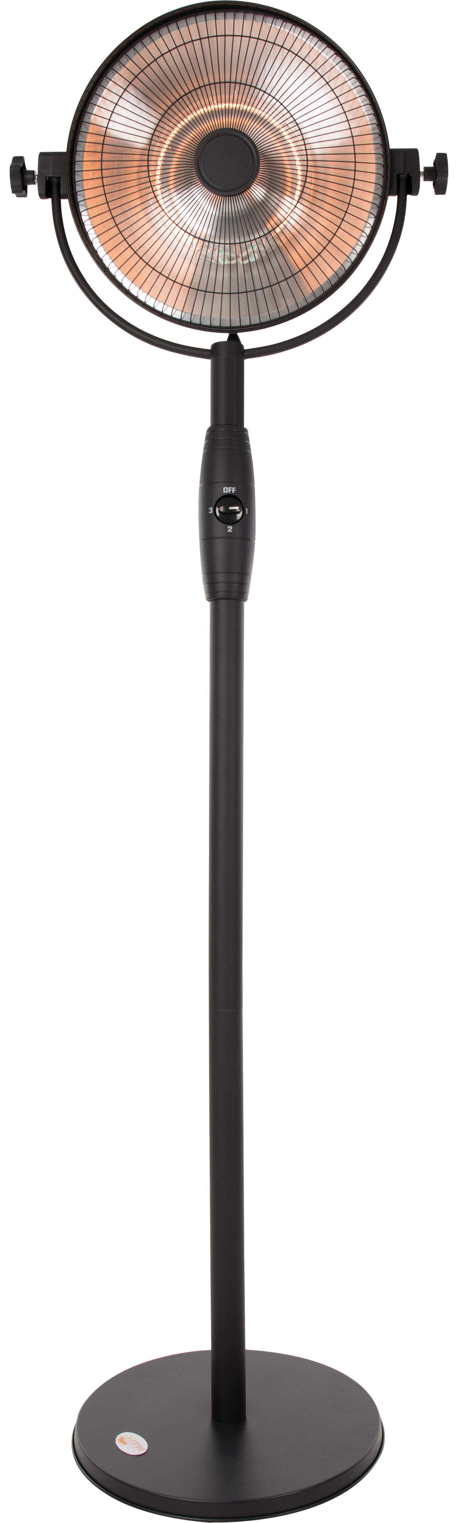 SUNRED - Heater - RSS16, Retro Bright Standing - Infrared - 2100 W - Black - IP54