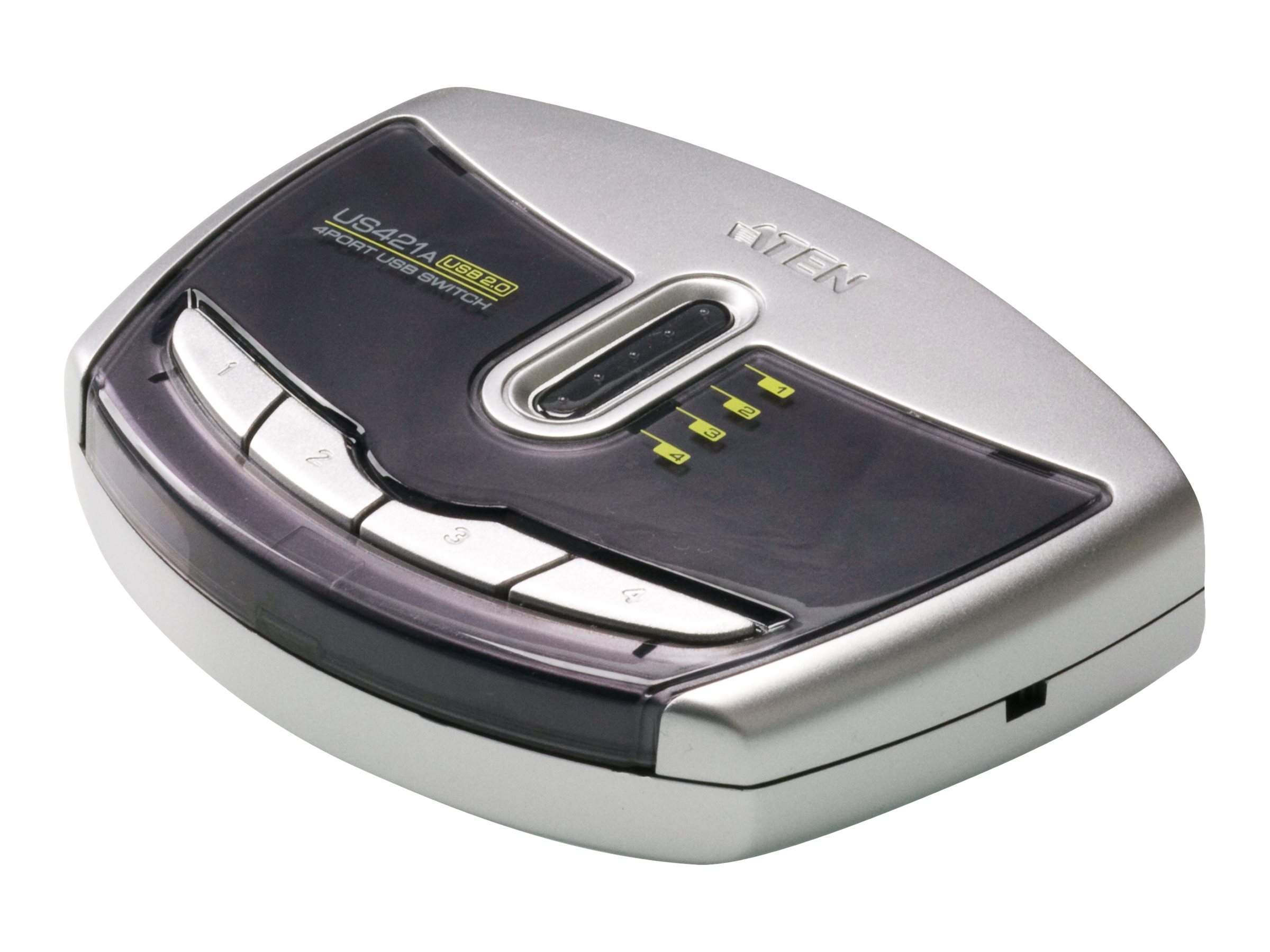 Aten US421A 4-Port USB 2.0 Peripheral Switch - Aten - 4-Port USB 2.0 Peripheral Switch - US421A