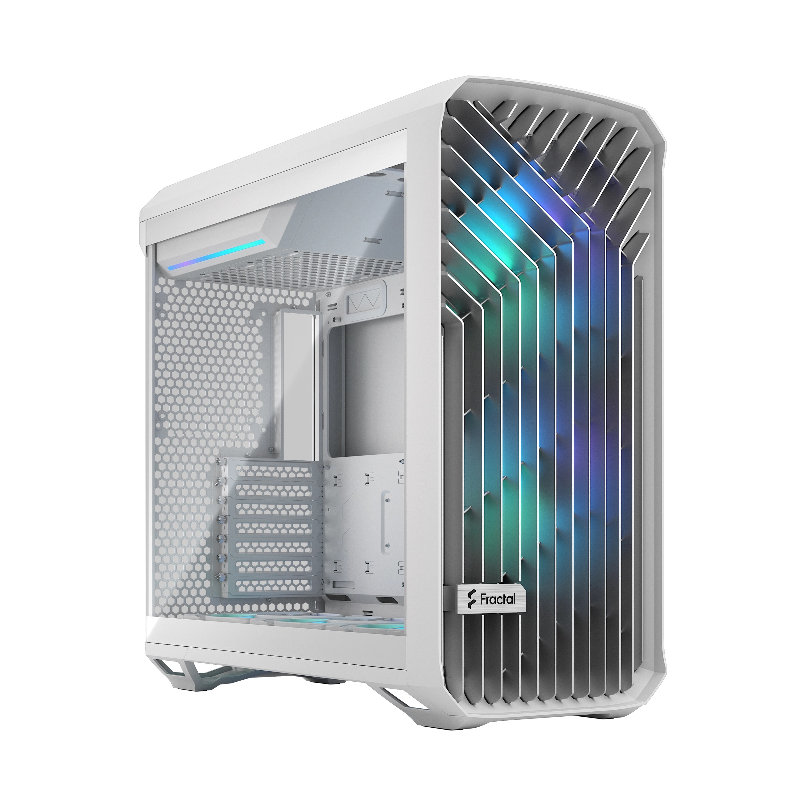 Fractal Design - Torrent - RGB White TG clear tint - ATX