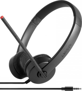 Lenovo - Essential Stereo Analog Headset - Essential Stereo - Yes - 3.5 mm