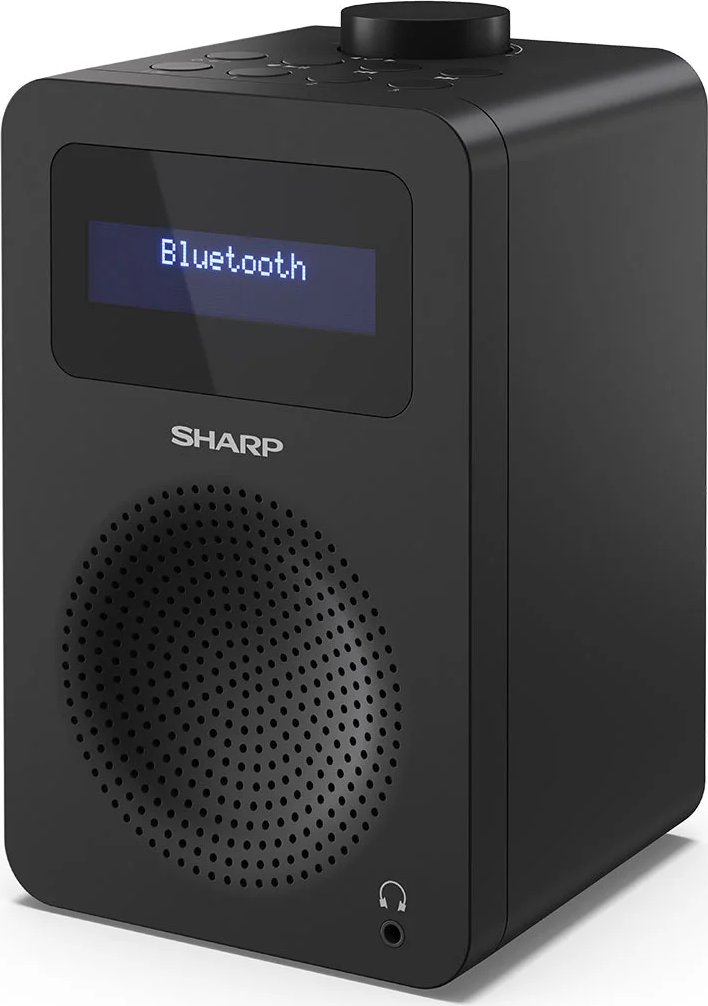 Sharp DR-430(BK) Digital Radio, FM/DAB/DAB+, Bluetooth 5.0, Midnight Black - Sharp - Digital Radio - DR-430(BK) - Bluetooth - Midnight Black
