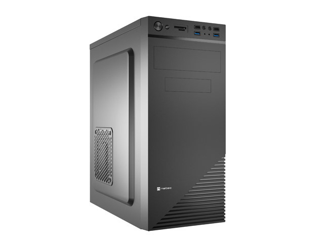 Natec - PC case - Cabassu G2 - Black - Midi Tower - ATX