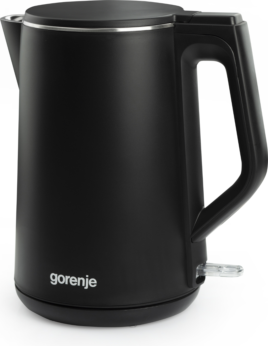 Gorenje - Kettle - K15DWBK - Electric - 2200 W - 1.5 L - Stainless steel - 360° rotational base - Black