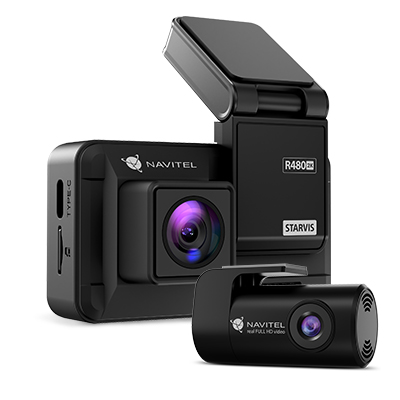 Navitel - Dashcam with 2K video quality - R480 2K - IPS display 2''; 320х240 - Maps included