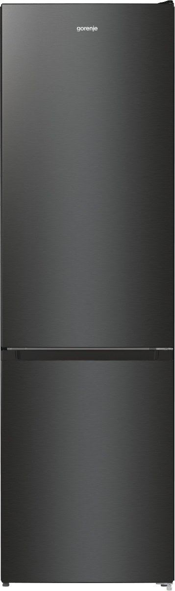 Gorenje - Refrigerator - NRK6202EBXL4 - Energy efficiency class E - Free standing - Combi - Height 200 cm - No Frost system - Fridge net capacity 235 L - Freezer net capacity 96 L - Display - 38 dB - Black