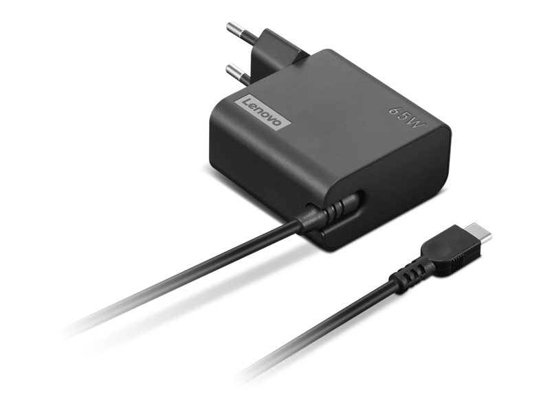 Lenovo - 65W USB-C Wall Adapter - USB-C - 20 V - Power Adapter