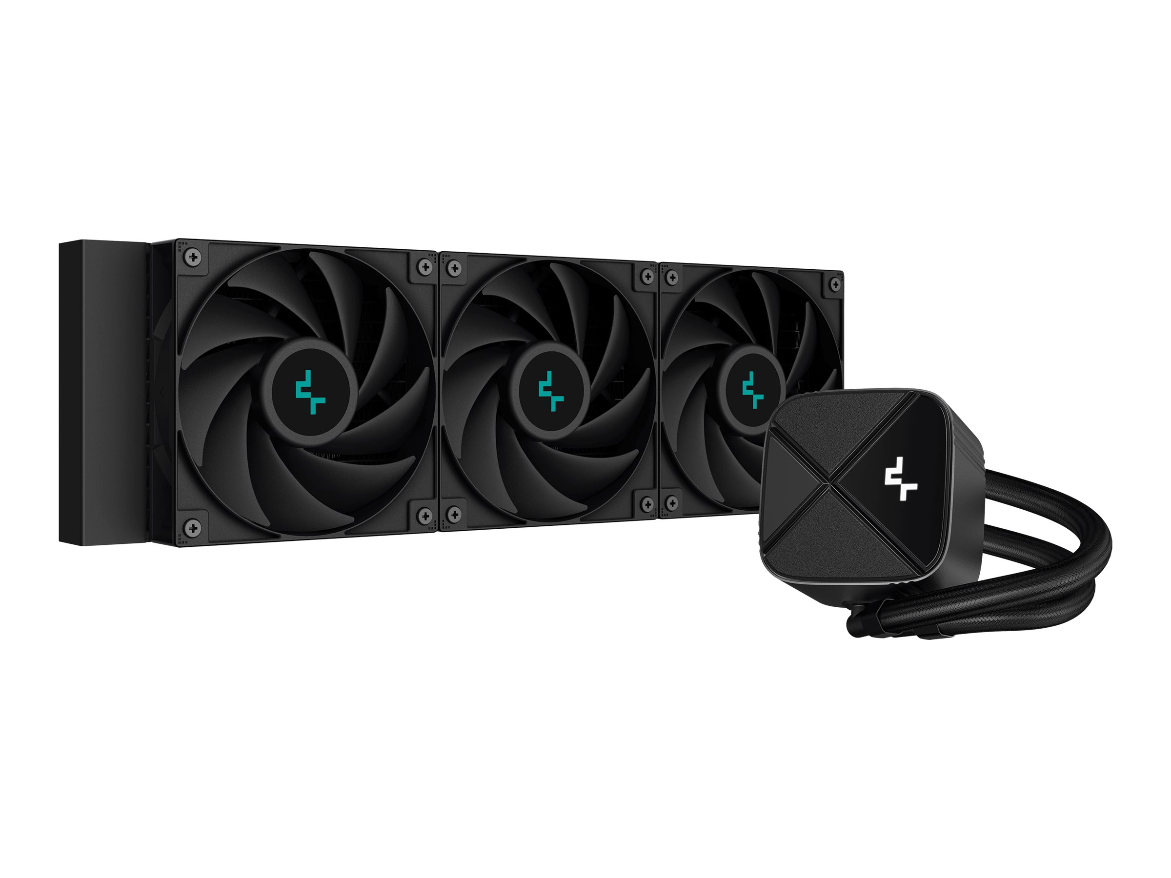 Deepcool - Digital Liquid CPU Cooler - LS720S ZERO DARK - Intel, AMD