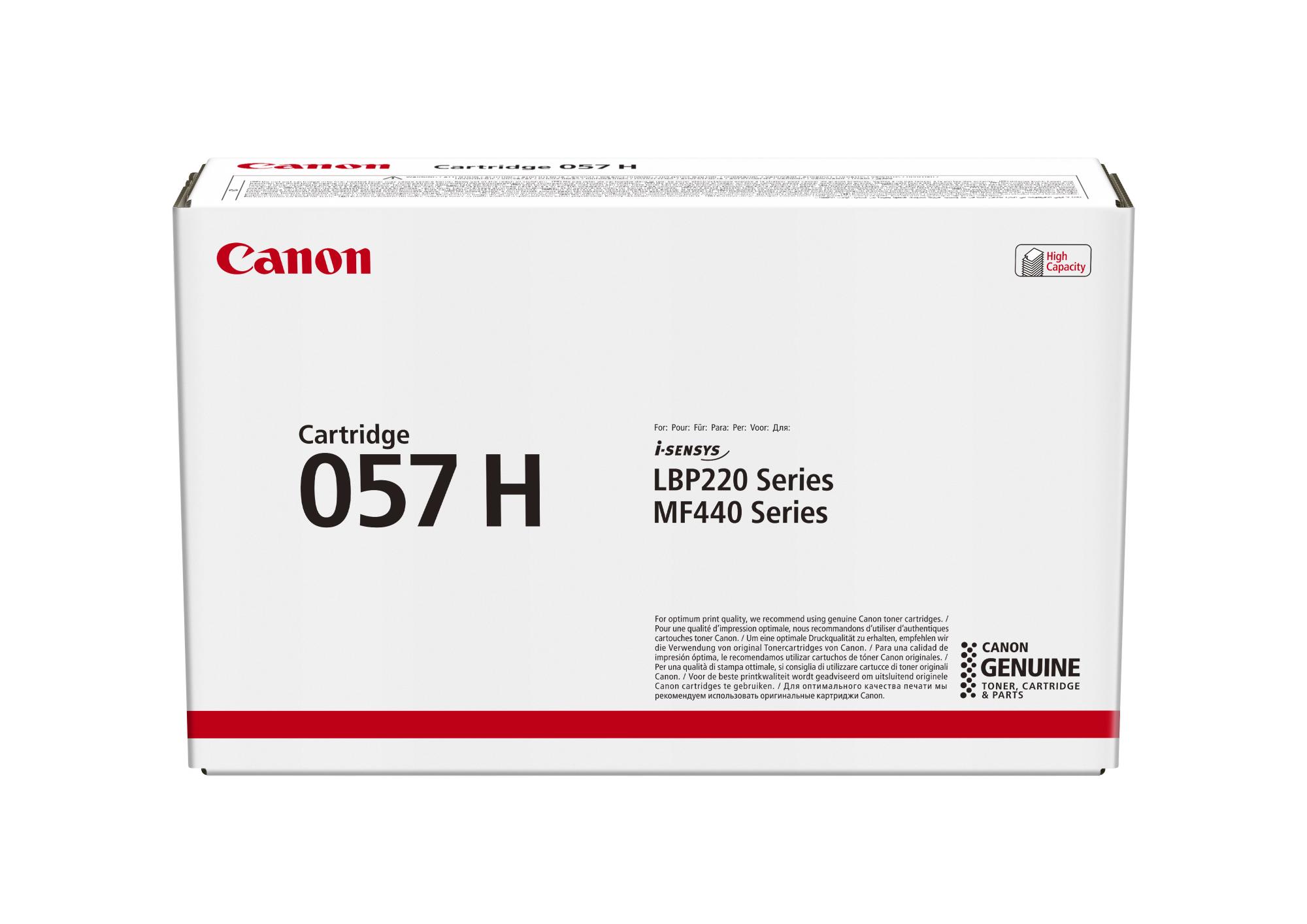 TONER BLACK 10K 057H/3010C002 CANON