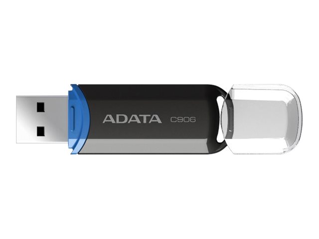 ADATA - USB Flash Drive - C906 - 64 GB - USB 2.0 - Black