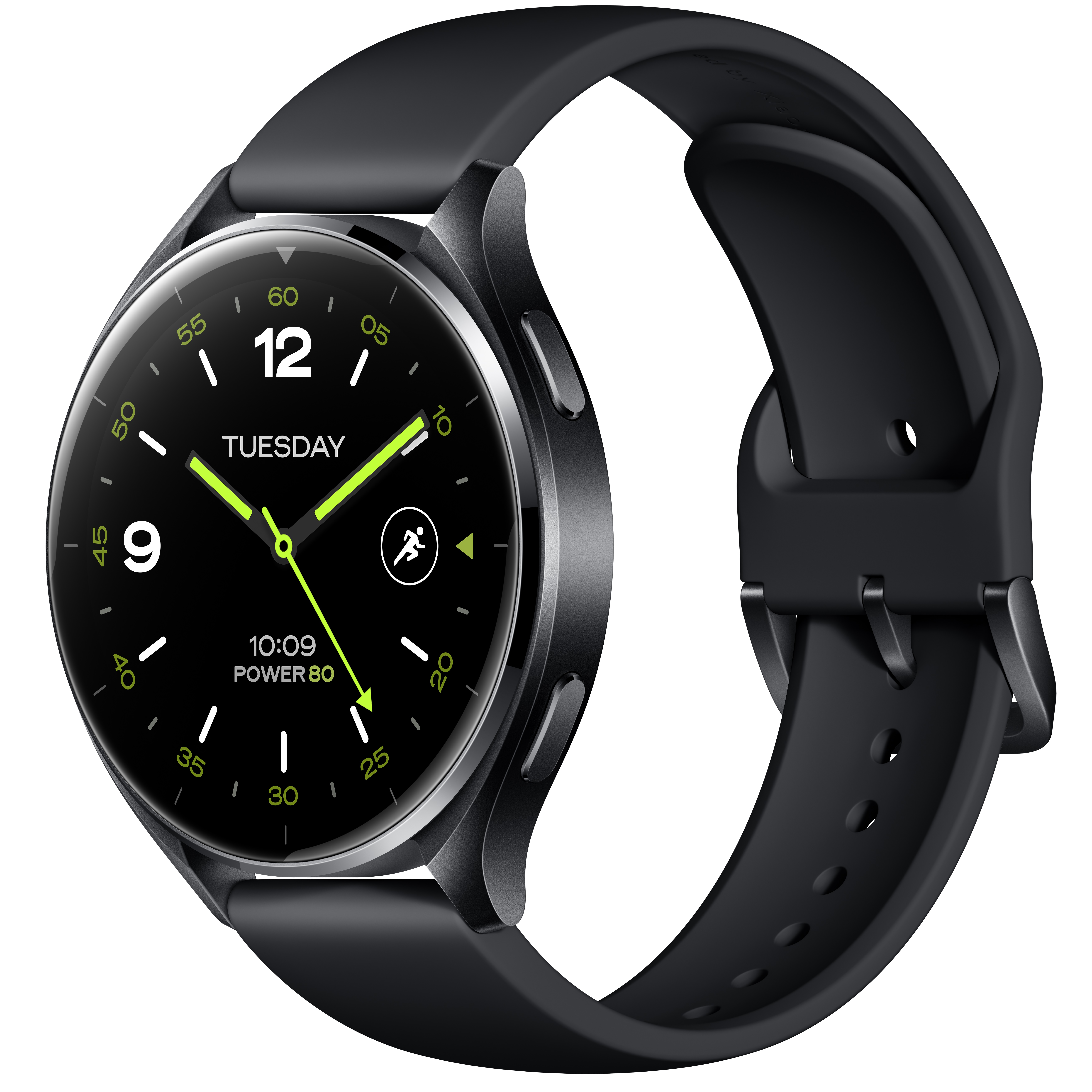Watch 2 - Smart watch - GPS (satellite) - AMOLED - Black