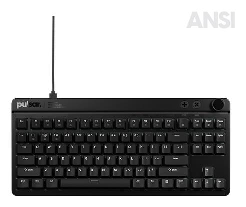 KEYBOARD USB XBOARD MS TKL/ANSI BLACK XBMS01 PULSAR