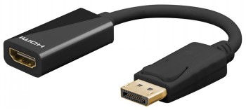 Goobay - DisplayPort/HDMI Adapter Cable - 67881 - DisplayPort Male - HDMI Female - 0.1 m