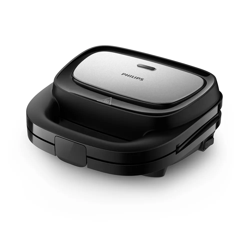 Philips Sandwich Maker - HD2350/80 - 750 W - Number of plates 3 - Black