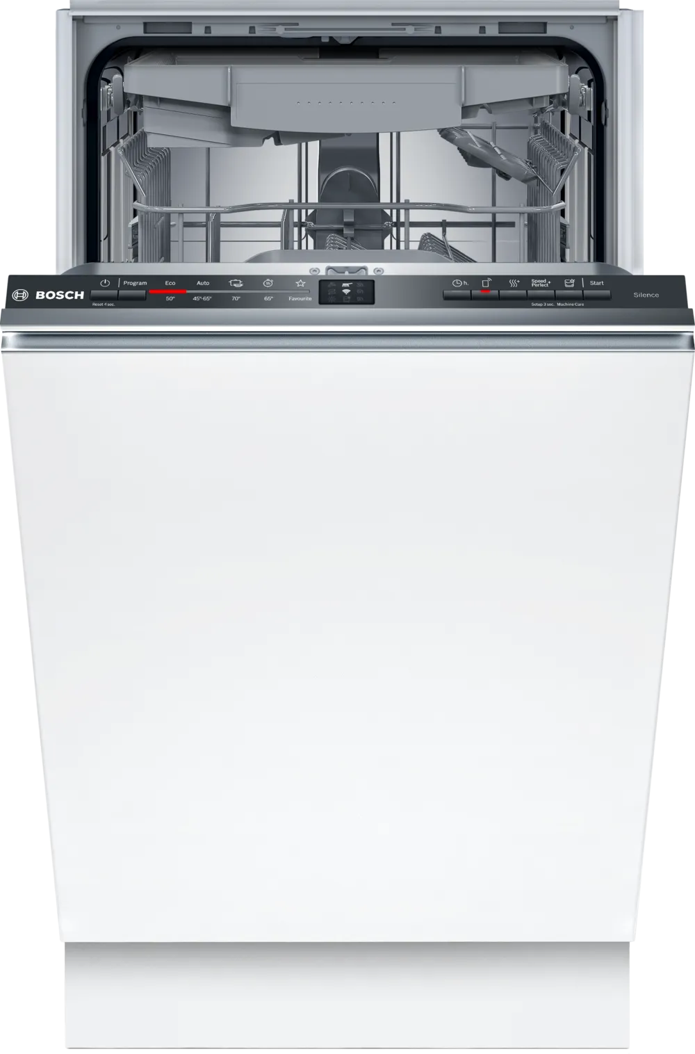 Bosch Dishwasher - SPV2HMX42E - Built-in - Width 45 cm - Number of place settings 10 - Number of programs 5 - Energy efficiency class E - Display - White