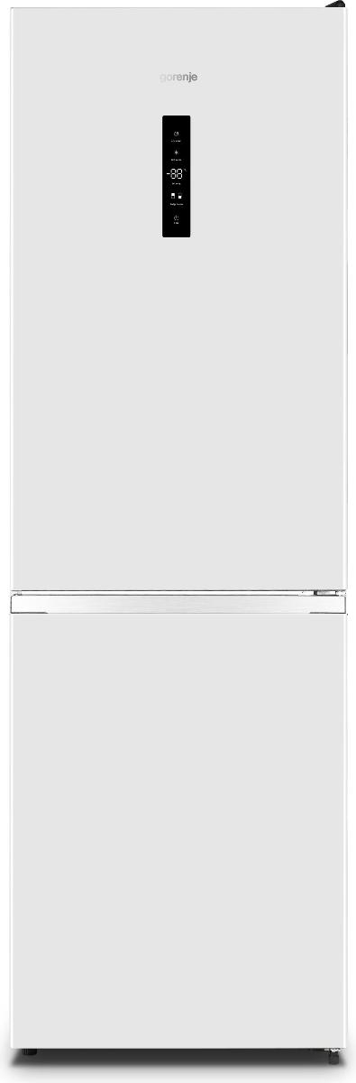 Gorenje N619EAW4 - Energy efficiency class E - Free standing - Combi - Height 186 cm - No Frost system - Fridge net capacity 207 L - Freezer net capacity 97 L - Display - 39 dB - White