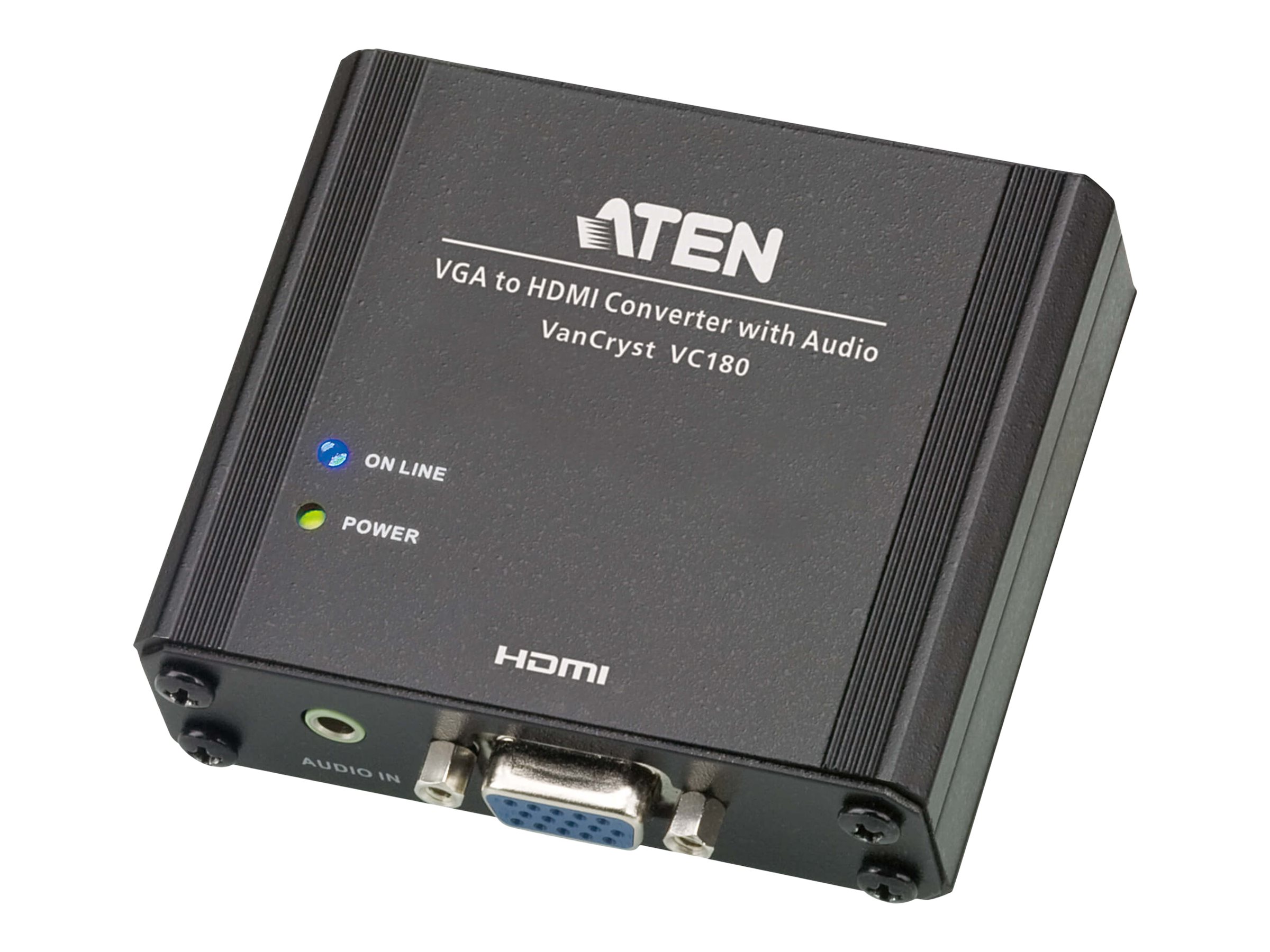 Aten - VGA/Audio to HDMI Converter - VC180-AT-G