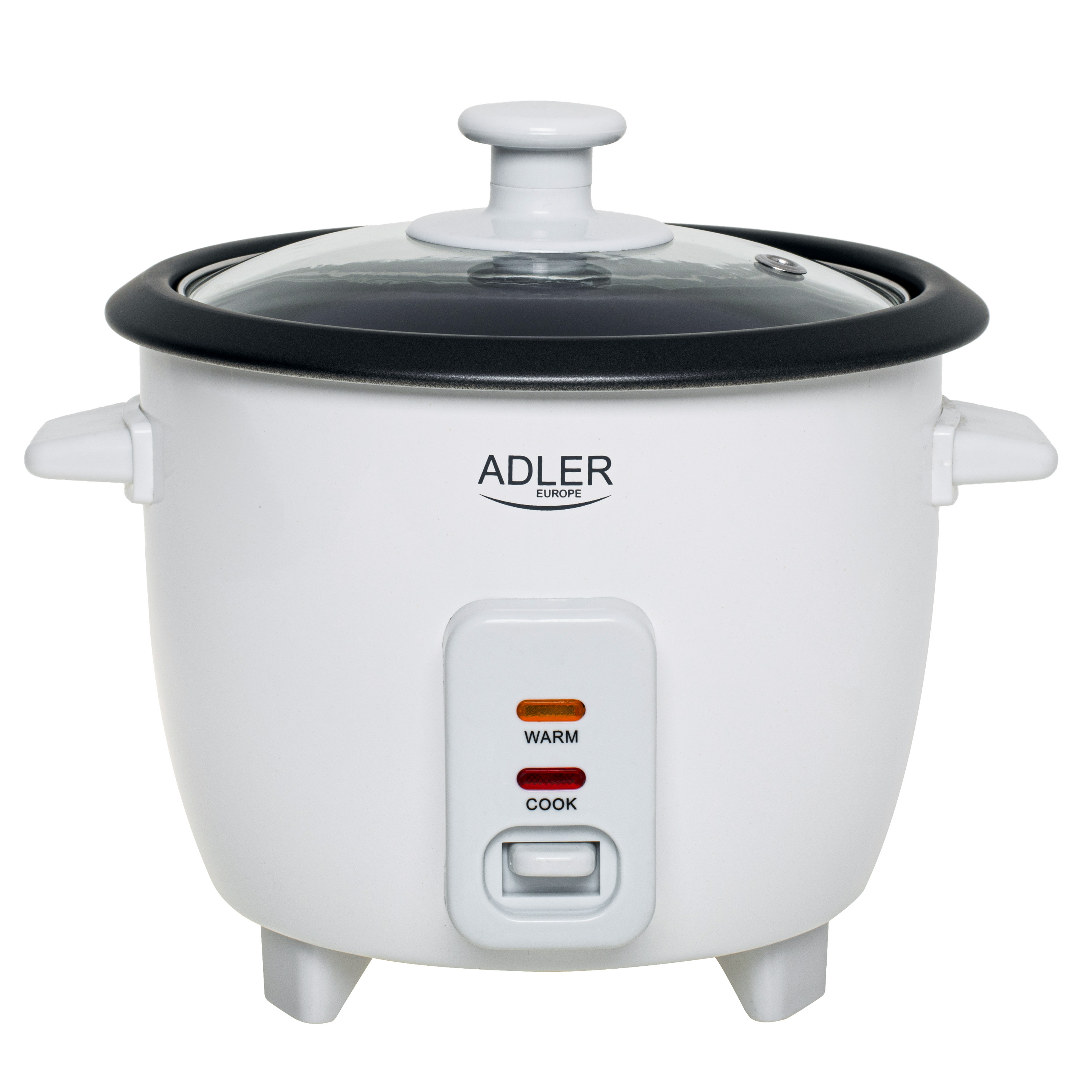 Adler Rice Cooker - AD 6418 - 300 W - 0.6 L - Number of programs 2 - White
