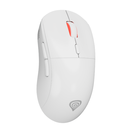 Genesis Zircon XIII Custom - Gaming Mouse - Wireless - 2.4 GHz, USB - White