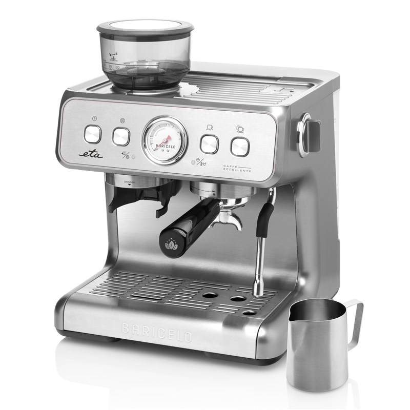 ETA Espresso Coffee Maker - ETA718190000 BARICELO - Pump pressure 15 bar - Semi-automatic - 1550 W - Stainless Steel