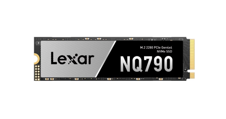 Lexar NVMe SSD - NQ790 - 4000 GB - SSD form factor M.2 2280 - Solid-state drive interface PCIe Gen4x4 - Read speed 7000 MB/s - Write speed 6000 MB/s