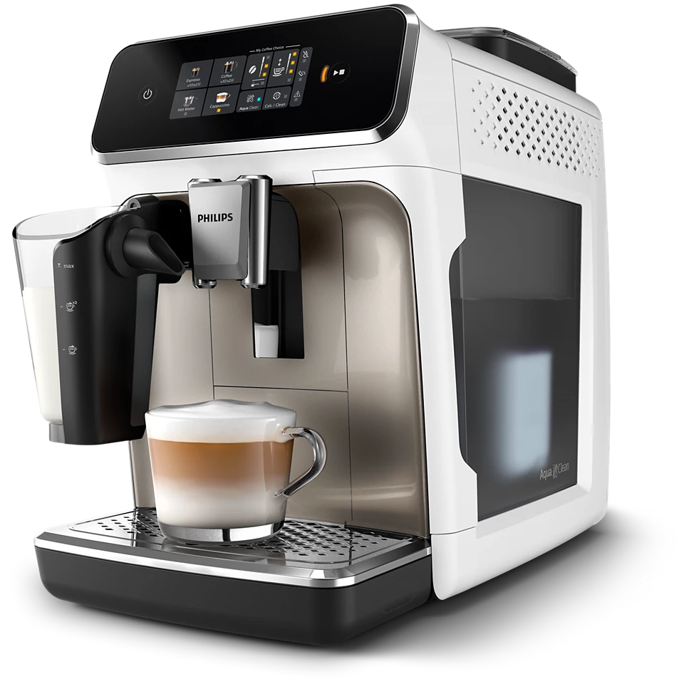 Philips Coffee maker - EP2333/40 - Pump pressure 15 bar - Built-in milk frother - Fully Automatic - 1500 W - White