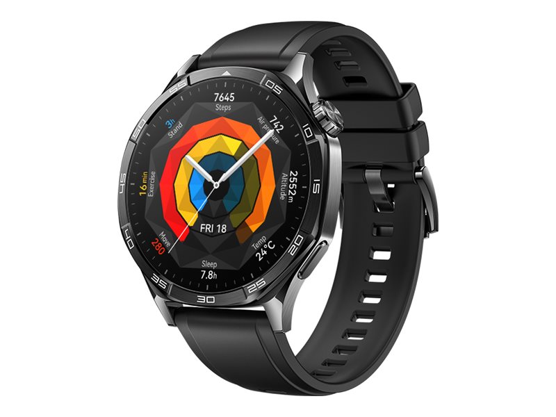 Huawei WATCH GT 5 46mm Vili-B19F - Smart watch - GPS (satellite) - AMOLED - 1.43 inches - Black