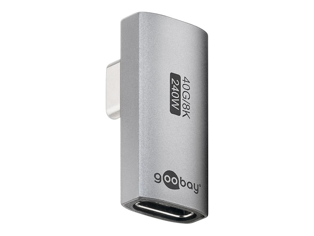 Goobay 74443 USB-C Adapter Vertical 90° Rotated, USB4