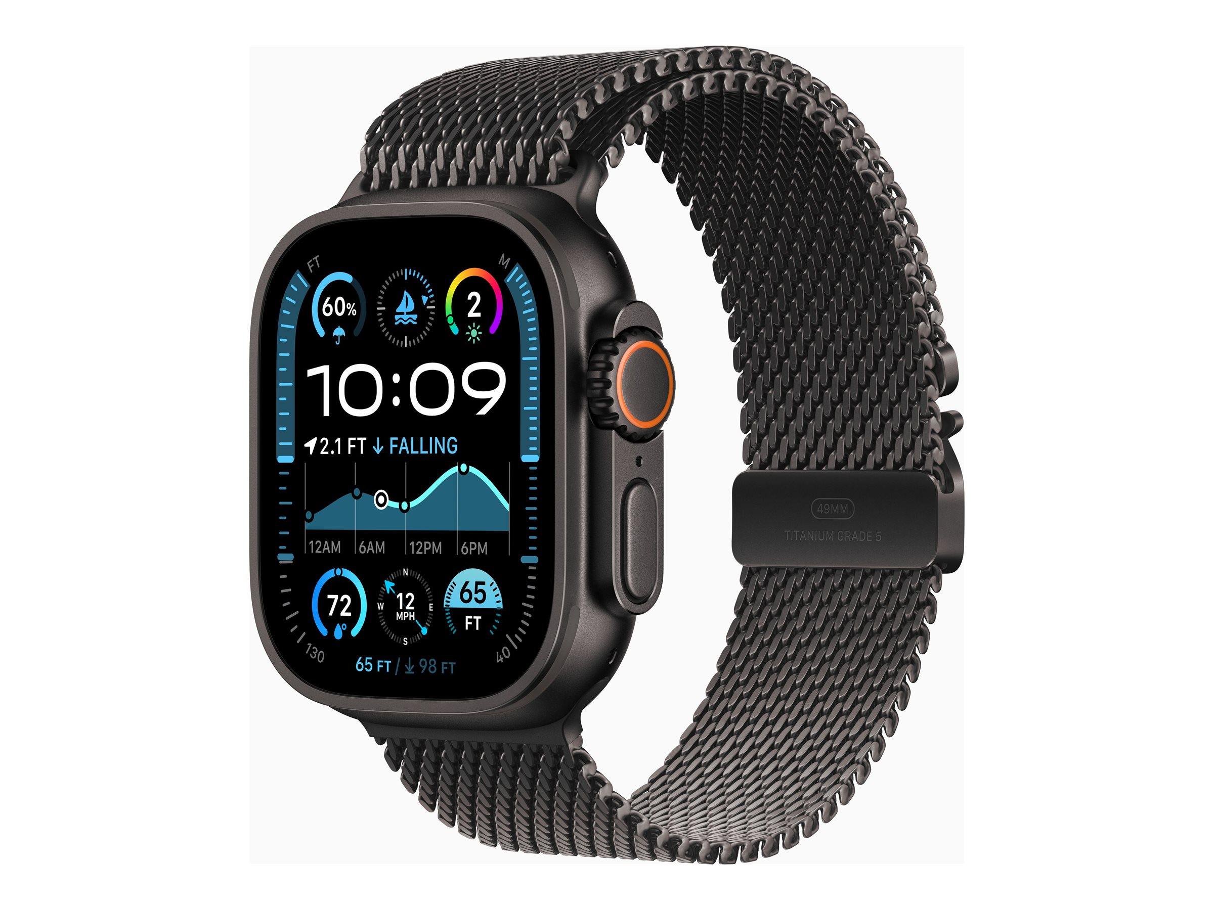 Apple Watch Ultra 2 - Smart watch - GPS (satellite) - Always-On Retina display - 49mm - Waterproof