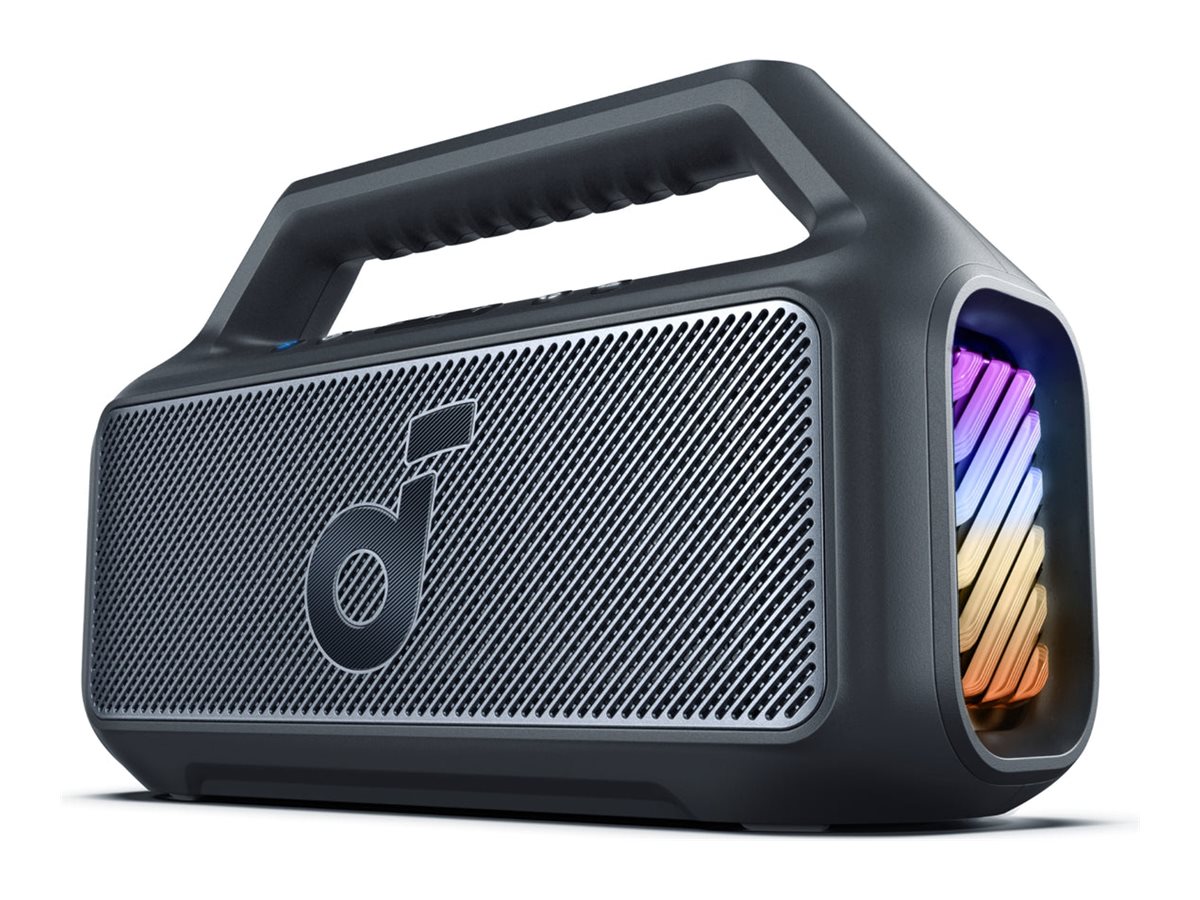 Anker Soundcore - Portable Bluetooth Speaker - Boom 2 - 80 W - Waterproof - Bluetooth - Phantom Black - Portable - Wireless connection