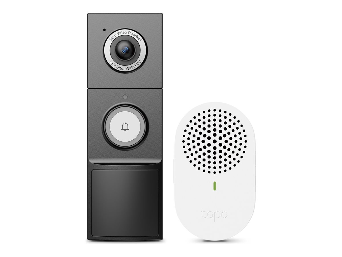 TP-LINK - Video Doorbell Camera - Tapo D235 - 5 MP - 1.18mm/F1.8 - IP66 - H.264 - Micro SD, Max. 512